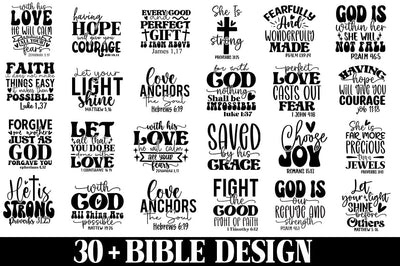 30 + Bible SVG Bundle SVG CraftingStudio 
