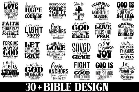 30 + Bible SVG Bundle SVG CraftingStudio 