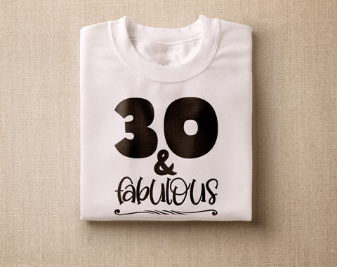 30th Birthday SVG Bundle, 6 Designs, Hello Thirty SVG, 30 And Fabulous SVG, It Took 30 Years To Look This Good SVG, Cheers To 30 Years SVG SVG HappyDesignStudio 