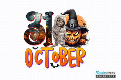 31 october Sublimation Design Sublimation Regulrcrative 
