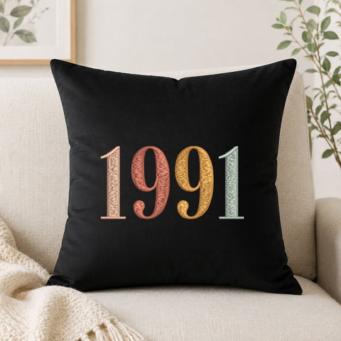 35th Birthday Embroidery File, Born in 1991 Birthday Gift, 1991 Machine Embroidery Design Embroidery/Applique DESIGNS PatternFeed8 