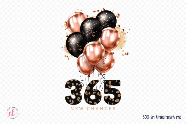 365 New Chances, New Year Sublimation Sublimation CraftLabSVG 