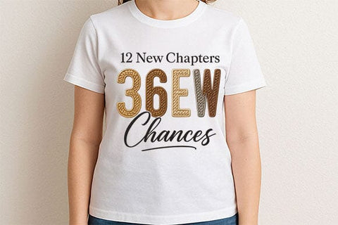 365 New Chances PNG Inspirational Quote SVG BillahCrafts 