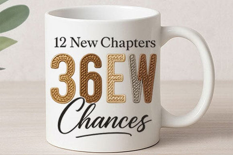 365 New Chances PNG Inspirational Quote SVG BillahCrafts 
