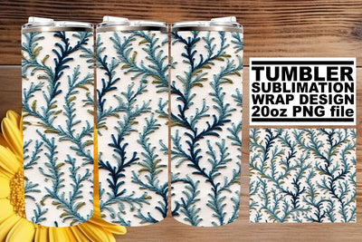 3D Abstract Charm: Tumbler Art with Flair Sublimation afrosvg 