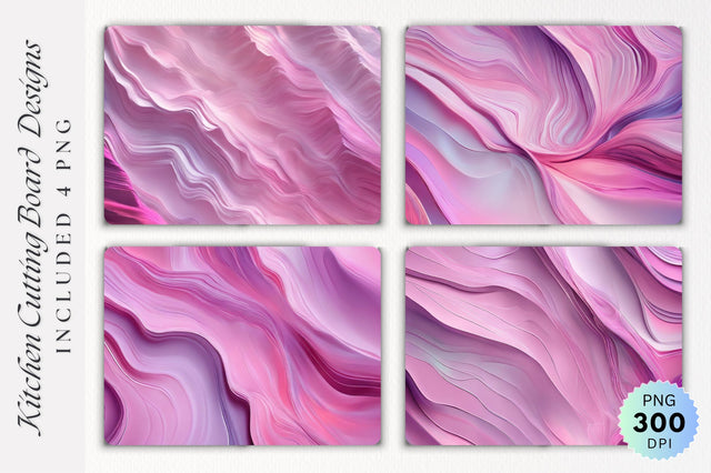 3D Abstract Texture Cutting Board PNG Design Sublimation Regulrcrative 