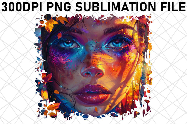 3D African American Woman Floral Sublimation afrosvg 