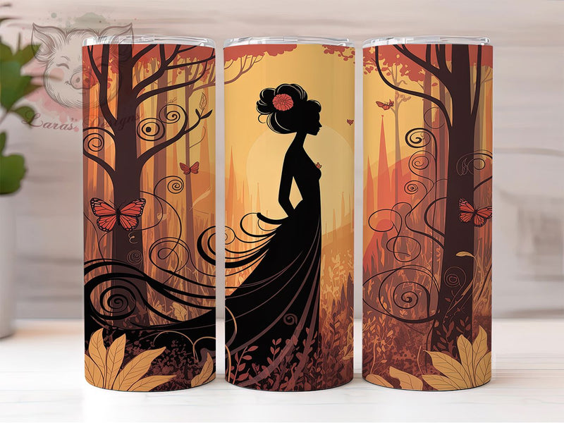 3D African American Woman Tumbler, African American Sublimation Design, Stylish Woman Cup Art, 20oz Holiday Tumbler, Whimsical 3D Mug, Elegant Black Woman Cup, Modern 3D Wrap Sublimation Lara' s Designs 
