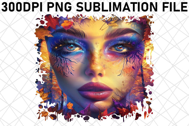 3D African American Woman with Floral Sublimation afrosvg 