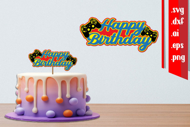 3D Birthday Layered Papercut | Birthday Cake Topper 3D Paper zafrans studio 