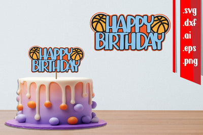 3D Birthday Layered Papercut | Birthday Cake Topper SVG zafrans studio 