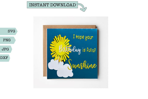 3D Birthday Pop-up Card SVG-Rainbow Pop Up SVG Sharia Morton Designs 