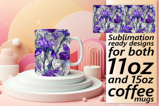 3D Blooming Flower Mug Sublimation Sublimation afrosvg 