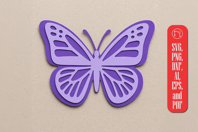 3D Butterfly Paper Cut SVG SVG MD JOYNAL ABDIN 
