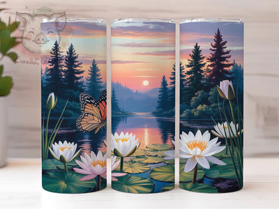 3D Butterfly Seamless 20oz Tumbler, 3D Butterfly Design, 20oz Tumbler Sublimation, Butterfly PNG Wrap, Seamless Cup Design, 3D Tumbler Wrap, Digital Butterfly Sublimation Sublimation Lara' s Designs 