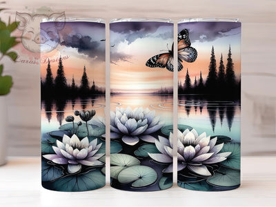 3D Butterfly Seamless 20oz Tumbler, 3D Butterfly Design, 20oz Tumbler Sublimation, Butterfly PNG Wrap, Seamless Cup Design, 3D Tumbler Wrap, Digital Butterfly Sublimation Sublimation Lara' s Designs 