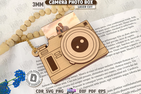 3D Camera Photo Boxes Laser Cut Bundle | Camera Shaped Boxes | Gift Idea | Decorative Camera Boxes | Layered Photo Camera | Birthday Gift | Photo Storage Boxes | Pop-Up Cards | Home Decor | CNC Files SVG The T Store Design 