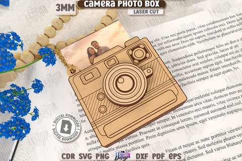 3D Camera Photo Boxes Laser Cut Bundle | Camera Shaped Boxes | Gift Idea | Decorative Camera Boxes | Layered Photo Camera | Birthday Gift | Photo Storage Boxes | Pop-Up Cards | Home Decor | CNC Files SVG The T Store Design 