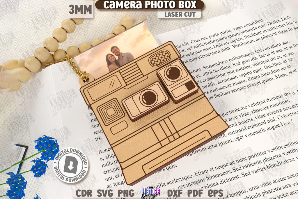 Camera Photo Box 3D Camera Photo Boxes Laser Cut Bundle | Camera Shaped Boxes | Gift ...