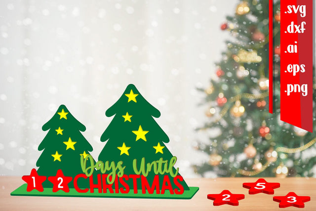 3D Christmas Countdown - Day Until Christmas SVG zafrans studio 