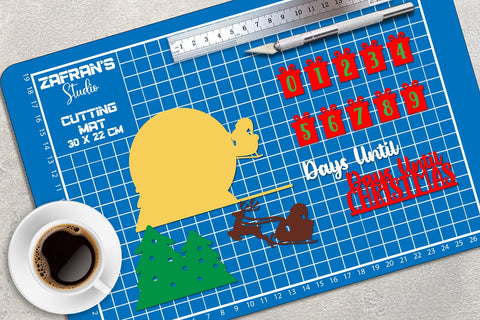 3D Christmas Countdown - Day Until Christmas SVG zafrans studio 