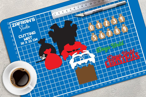 3D Christmas Countdown - Day Until Christmas SVG zafrans studio 