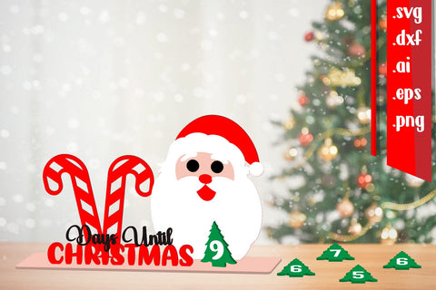3D Christmas Countdown - Day Until Christmas SVG zafrans studio 