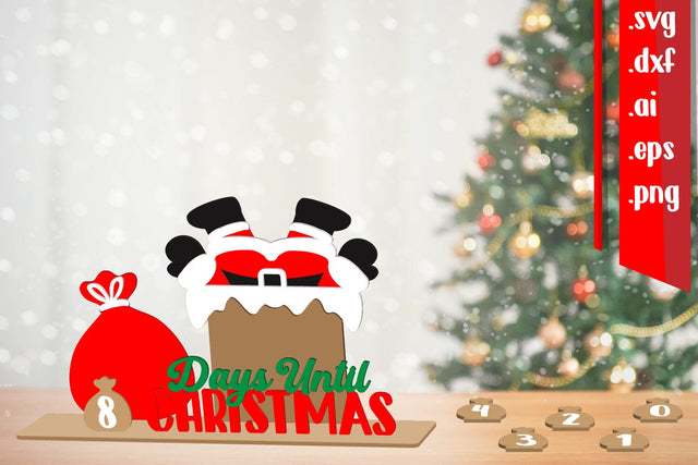 3D Christmas Countdown - Day Until Christmas SVG zafrans studio 