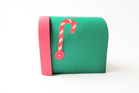 3D Christmas Mailbox SVG 3D Paper Risa Rocks It 