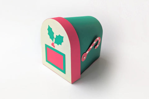 3D Christmas Mailbox SVG 3D Paper Risa Rocks It 