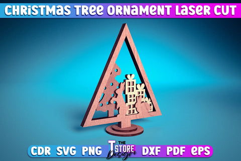 3D Christmas Ornament Bundle | Christmas Tree Decoration | Christmas Gift Idea | CNC File SVG The T Store Design 