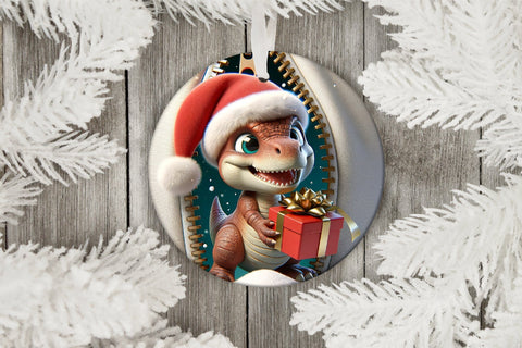 3d Christmas Ornament Bundle Smashed Wall Sublimation Sublimation OrangeBrushStudio 