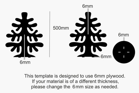 3D Christmas Tree SVG Laser Cut Template SVG Yuliya 