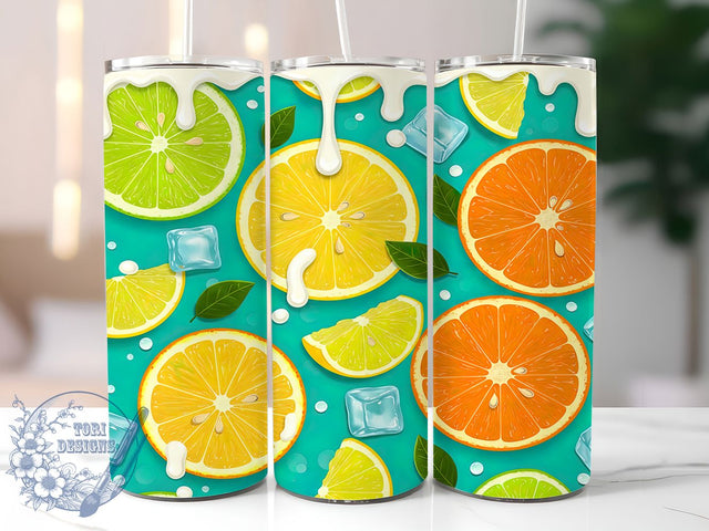 3D Cocktail Inflated 20oz Fun Party Tumbler, Inflated Text Cup, 20oz Tumbler Wrap, Summer Drink Sublimation, Tropical Cocktail Mug, Fun Party Tumbler, Happy Hour PNG Sublimation ToriDesigns 