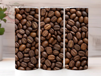 3D Coffee Bean Morning Brew Tumbler Wrap, Coffee Bean PNG, 20OZ Sublimation Design, Realistic Coffee Wrap, Barista Cup Art, Coffee Lover Tumbler, Morning Brew Wrap Sublimation Lara' s Designs 