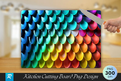 3D Colorful Cutting Board Sublimation Regulrcrative 