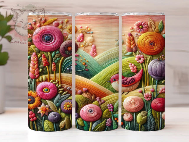 3D Colorful Patchwork Quilt Tumbler, Patchwork Tumbler, Whimsical Quilt Wrap, Colorful Quilt Wrap, Vintage Quilt Wrap, Sublimation Design, Trendy Gift Idea Sublimation Lara' s Designs 