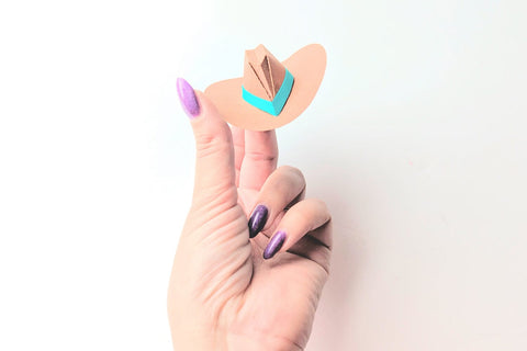 3D Cowboy Hat SVG 3D Paper Risa Rocks It 