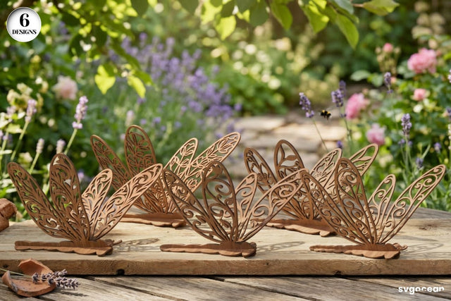 3D Dragonflies Laser Cut Bundle SVG SvgOcean 