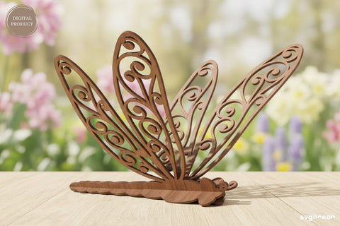 3D Dragonflies Laser Cut Bundle SVG SvgOcean 