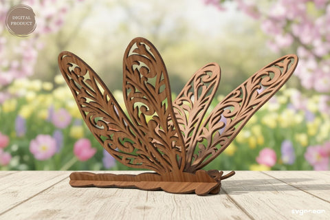 3D Dragonflies Laser Cut Bundle SVG SvgOcean 