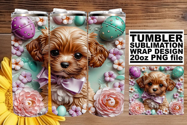 3D Easter Animal Mug Joyful Delight Sublimation afrosvg 