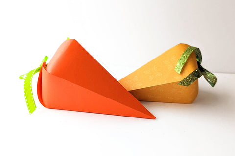 3D Easter Carrot Box SVG 3D Paper Risa Rocks It 