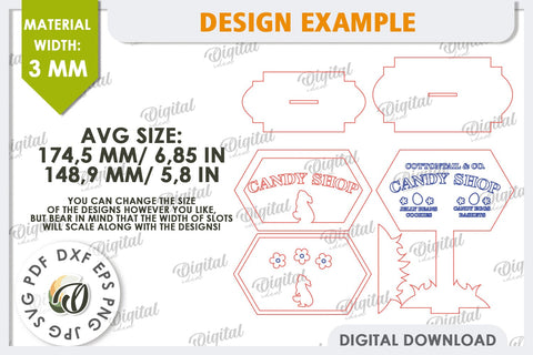 3D Easter Decor Laser Cut. Easter Stand. Easter Sign SVG SVG Evgenyia Guschina 