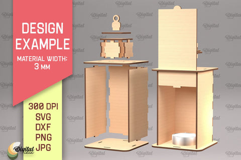 3D Easter Lantern SVG. 3D Lantern Laser Cut SVG Evgenyia Guschina 