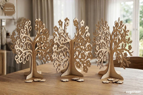 3D Family Tree Stand SVG Bundle SVG SvgOcean 
