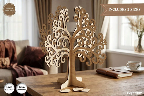 3D Family Tree Stand SVG Bundle SVG SvgOcean 