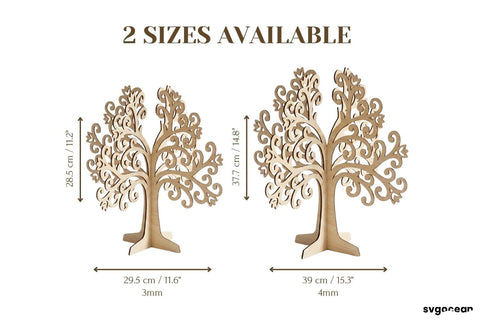 3D Family Tree Stand SVG Bundle SVG SvgOcean 