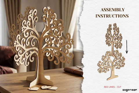 3D Family Tree Stand SVG Bundle SVG SvgOcean 