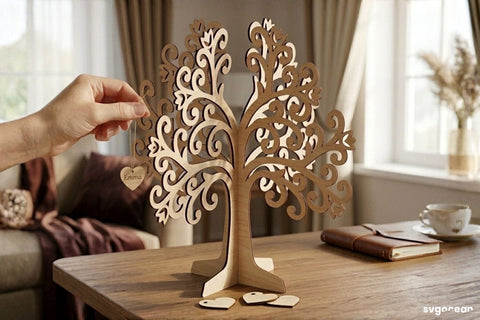 3D Family Tree Stand SVG Bundle SVG SvgOcean 